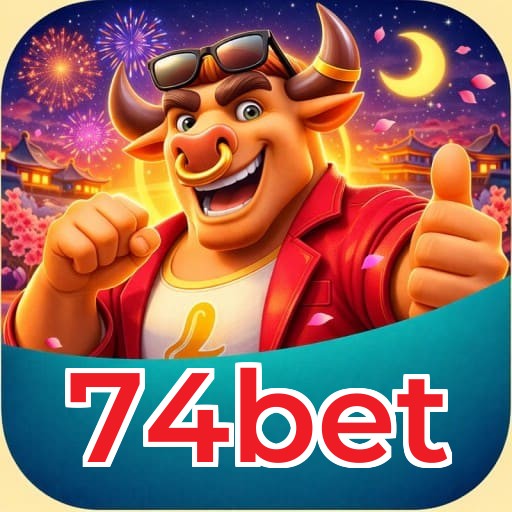 Números do app 74bet em material de marketing — ilustração, não auditoria